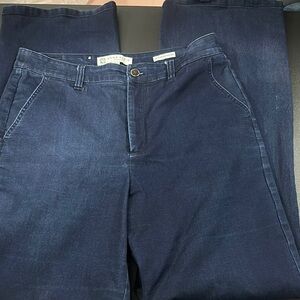422.   Anne Klein women’s Dark Blue high rise wide leg trousers size 6